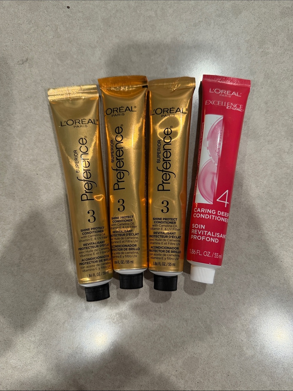 Preference Shine Protect Conditioner Set - Gold and Pink